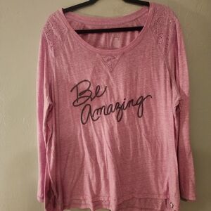 3 For $15! Lilac 'Be Amazing' Women's Top